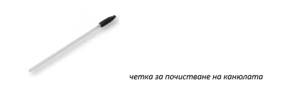 Четка за почистване на канюлата